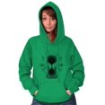thumbnail image 1 of Hourglass Hands Crystal Ball Celestial Hoodie Sweatshirt Women Brisco Brands X, 1 of 6