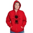 thumbnail image 1 of Hourglass Hands Crystal Ball Celestial Womens Plus Size Graphic Zipper Hoodie Brisco Brands 2X, 1 of 5
