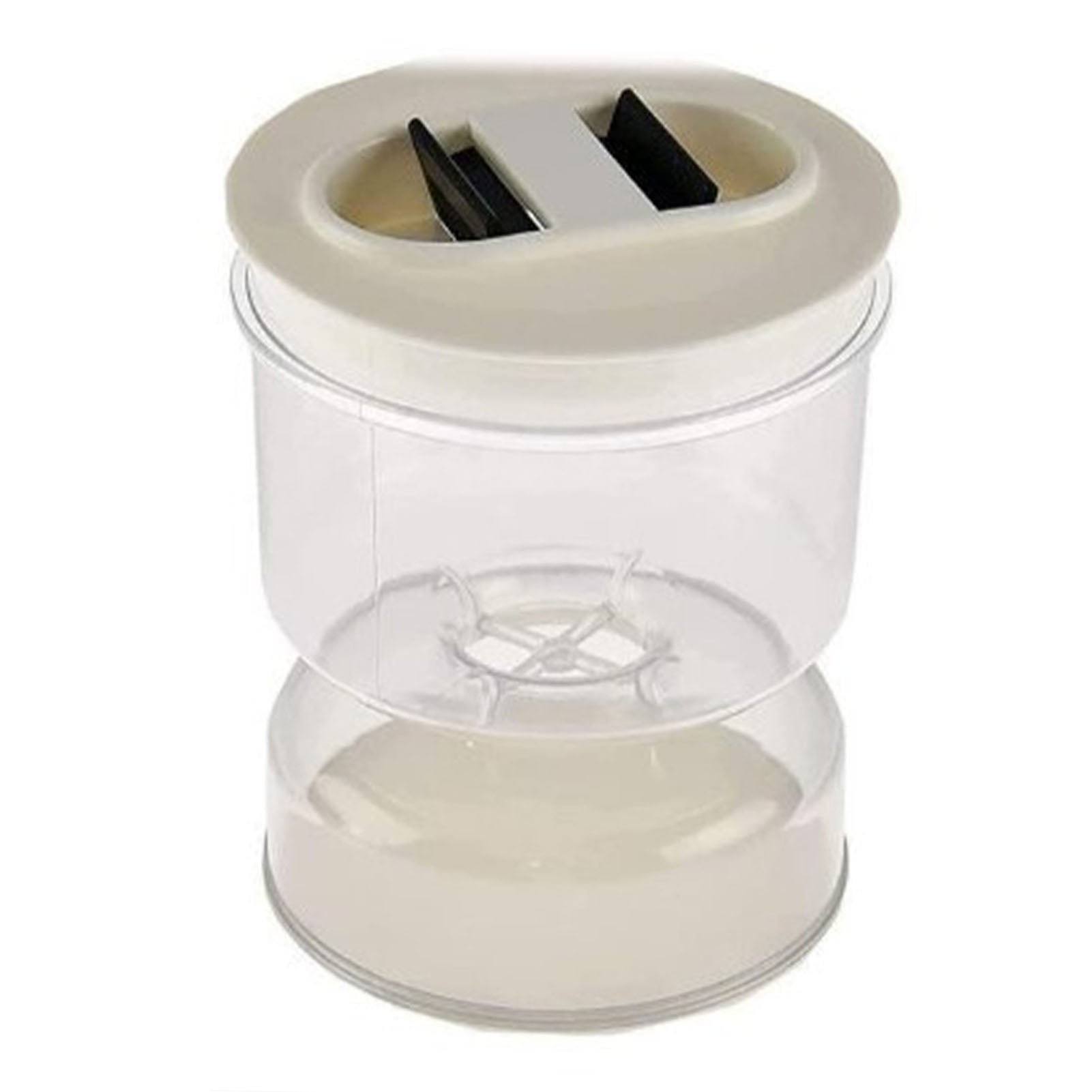 Hourglass Pickle Jar Juice Separator From Wet and Dry Leakproof Upside