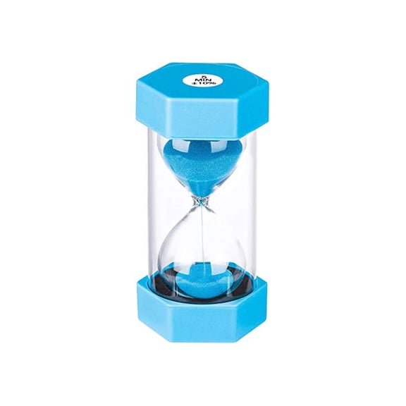 Hourglass Sand Timer, 5 Minutes Sand Clock Set, Acrylic Colorful Reloj De Arena para, Hour Glass Sand Watch for Classroom, Game, Home, Kitchen, Desk Decoration Blue