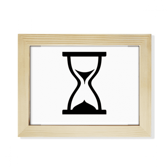 Hourglass Time Calculations Continue Desktop Photo Frame Picture Art Decoration Painting 6x8 inch
