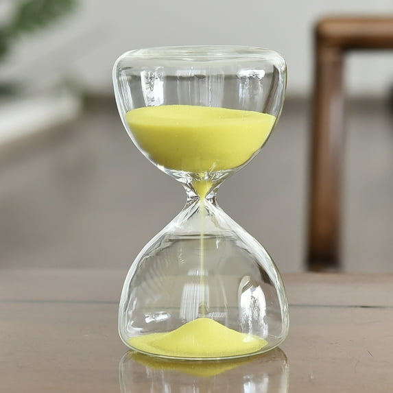 Hourglass Timer,Colorful Hourglass Sand Clock, 5-minute Glass Hourglass Timer, Colorful and Fashion, Kitchen Timer, Circular Small Hourglass Gift for Classroom Game Home Office Decoration