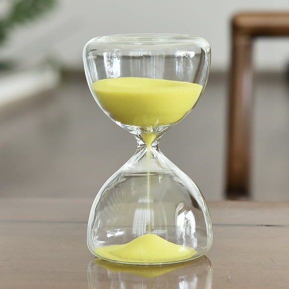Hourglass Timer,Colorful Hourglass Sand Clock, 5-minute Glass Hourglass Timer, Colorful and Fashion, Kitchen Timer, Circular Small Hourglass Gift for Classroom Game Home Office Decoration
