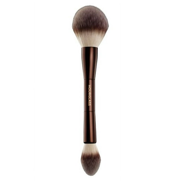 Hourglass Makeup Brush- No.18 Veil Powder Brush Soft Fiber Hair Double Head Powder Fashion Design Single Face Brush