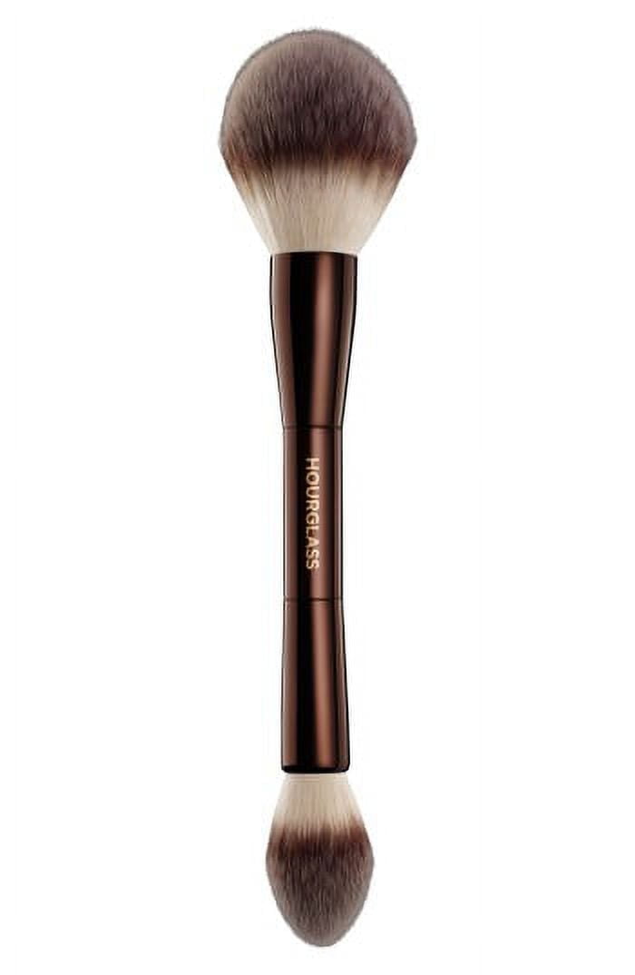 Hourglass Makeup Brush- No.18 Veil Powder Brush Soft Fiber Hair Double Head Powder Fashion Design Single Face Brush