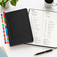 Paper Appointment Book Hourly Planner & Appointment Book, Black, 11.42 x 8.54 x 0.94 Inches ...