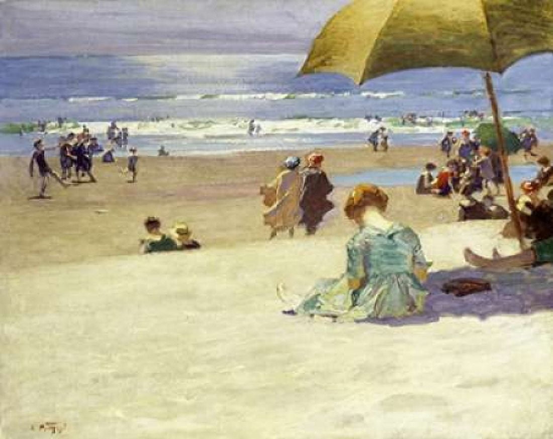 Hourtide Canvas Art - Edward Henry Potthast (24 x 30)