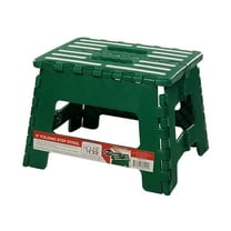 House 2 Home 9" Plastic 1 Step Folding Step Stool, Aegean Color