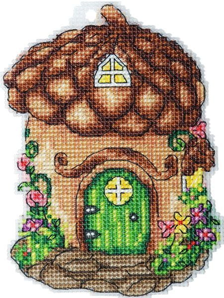 House Acorn Counted cross stitch kit 8044A