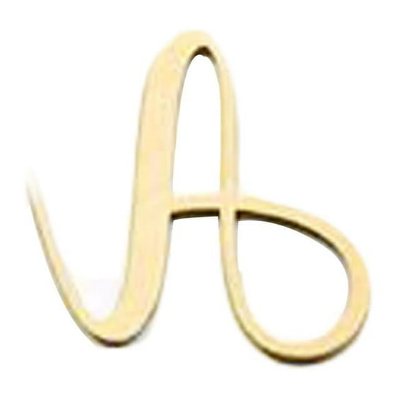 House Address Letters Wall Decor Alphabet Mailbox Brass House Decorative Signs - Letters A