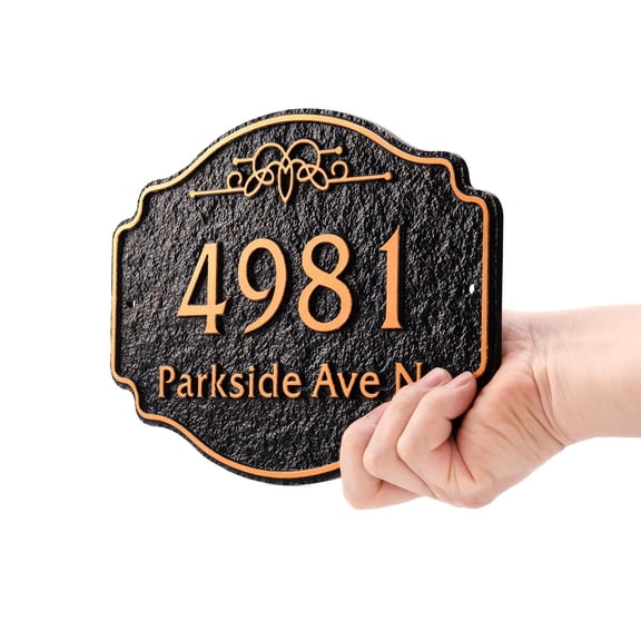 House Address Sign, Custom House Number Sign