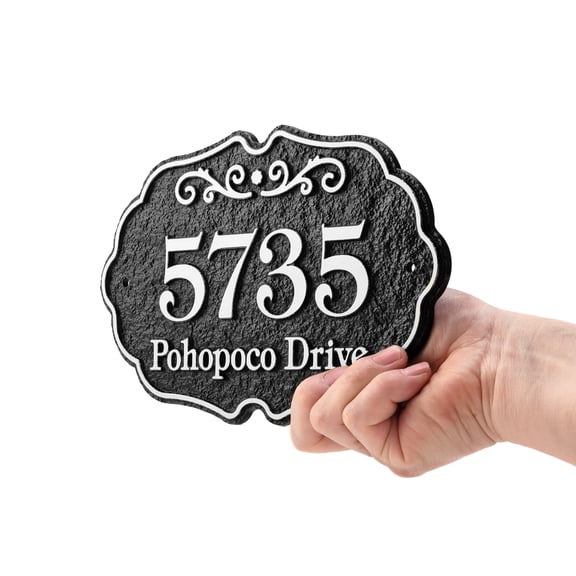 House Address Sign, Custom House Number Sign