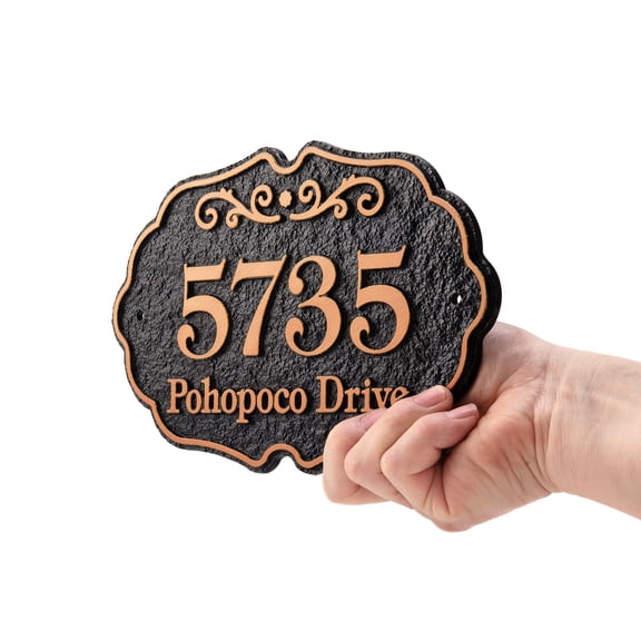 House Address Sign, Custom House Number Sign
