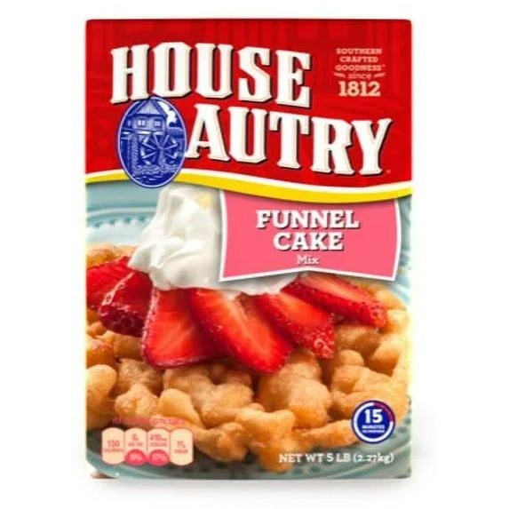 House-Autry Funnel Cake Mix, 1 Bag, 5lbs