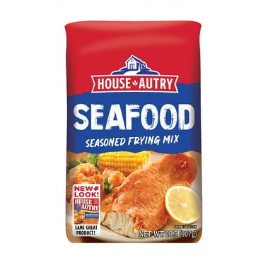 House Autry Seafood Seasoned Breading Mix 32z Crispy Coatings & Batters Frying Mix