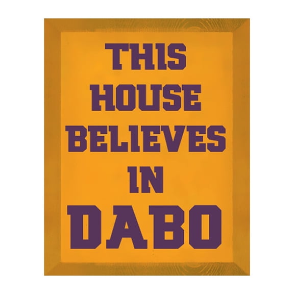 This House Believes in Dabo - Sports Wall Art, This Dabo Swinney Inspired Wall art Print Is Ideal For Home Decor, Office Decor, Sports Bar Decor. Great Gift for Tailgating Fans!