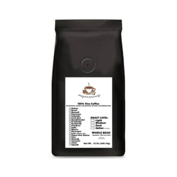 House Blend Coffee – Medium Roast Blend of Premium Central and South American Beans. Smooth, Clean, and Consistent with Nutty, Sweet Chocolate, Mild Citrus Notes, and a Bright, Clean Finish