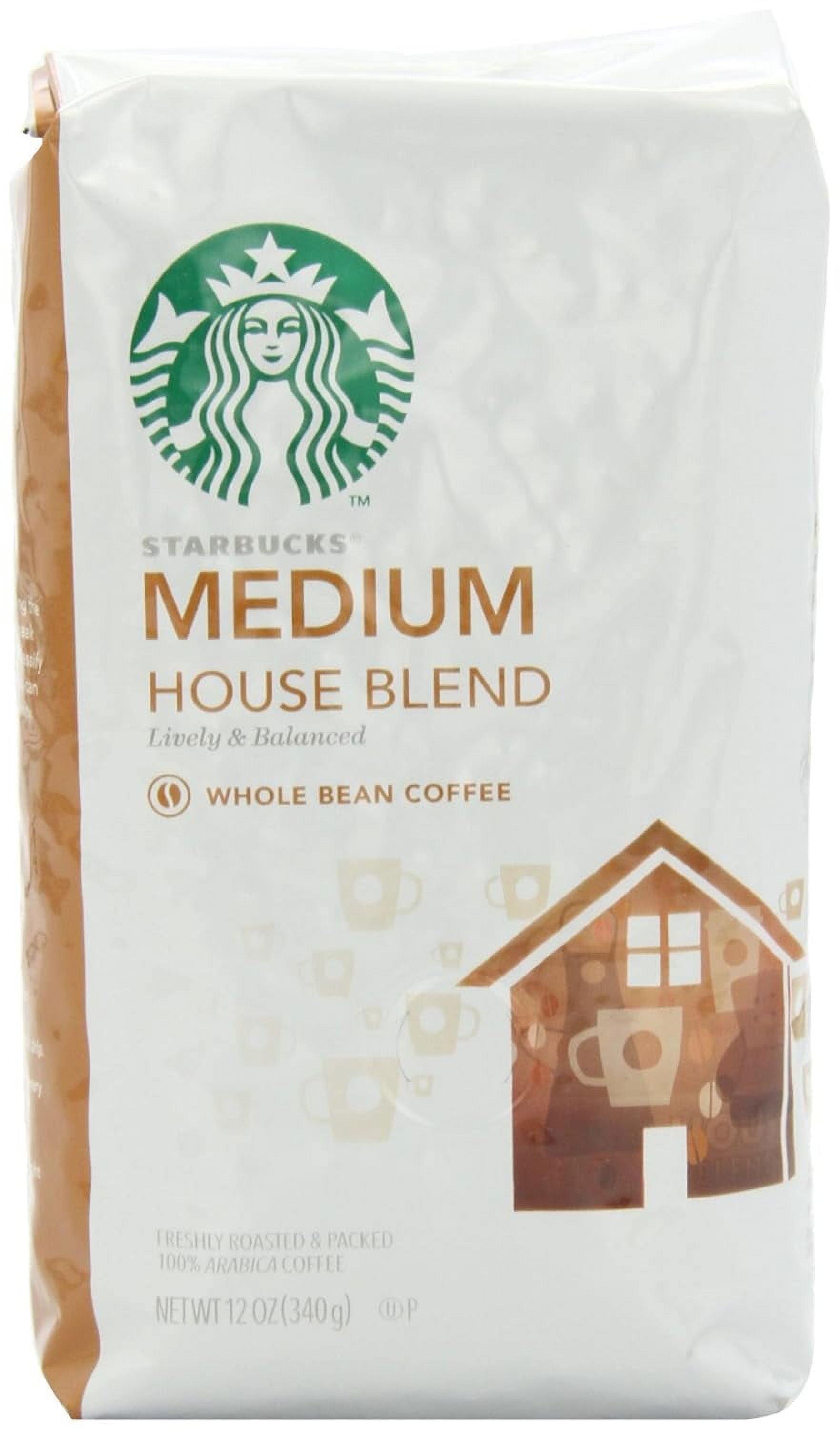 House Blend Whole Bean Coffee, 12 Ounce (Pack of 6) - Walmart.com