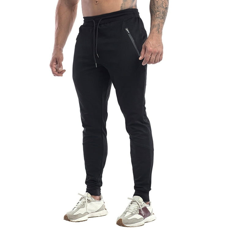Running pants with shop drawstring
