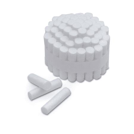 House Brand DI250 Non-Sterile Dental Cotton Rolls #2 2000/Bx