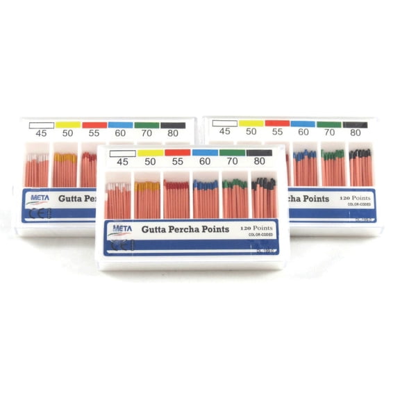 House Brand GP4T30 Gutta Percha Radiopaque Root Canal Obturating Points .04 60/Pk #30