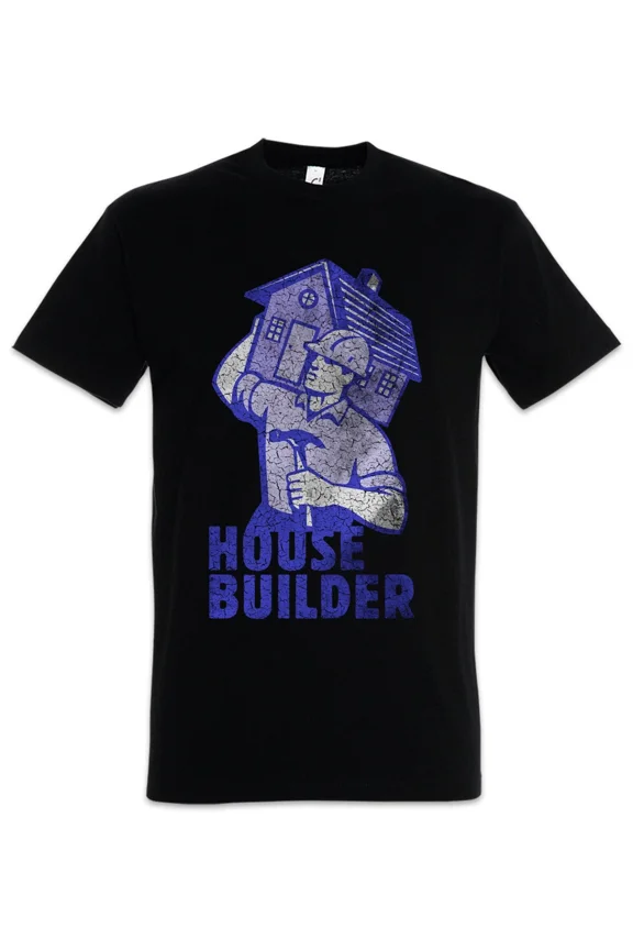 House Builder II T-Shirt Housebuilder Bricklayer Brickie Mason Homebuilder Mason