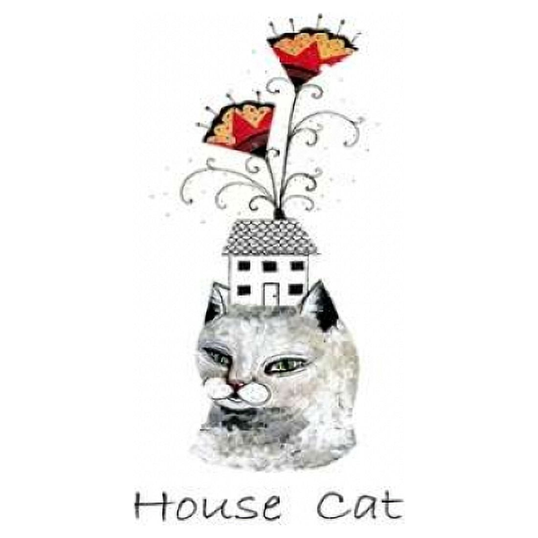 House Cat Canvas Art - Sarah Ogren (24 x 24)