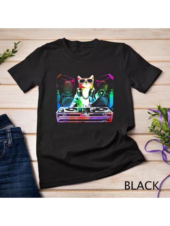 House Cat (New Dj Cat Kitty) T-Shirt Unisex S-5Xl Hot Trending Shirt, Vintage Birthday Gift