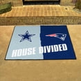 thumbnail image 1 of House Divided Mat - House Divided NFL House Divided - Cowboys / Patriots 33.75"x42.5", 1 of 2