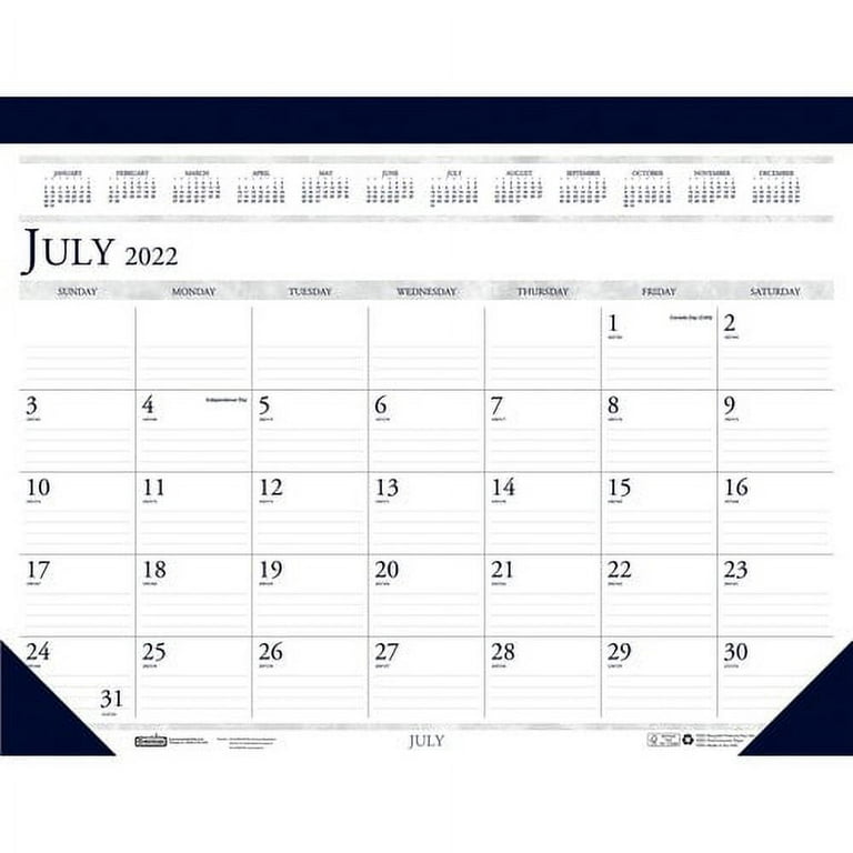 House of Doolittle Academic Desk Pad Calendar - Academic - Julian Dates - Monthly - 14 Month - July 2023 - August 2024 - 1 Month Single Page Layout - 2.13 House of Doolittle Academic Desk Pad Calendar - Academic - Julian Dates - Monthly - 14 Month - July 2023 - August 2024 - 1 Month Single Page Layout - 2.13
