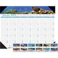 thumbnail image 1 of House of Doolittle EarthScapes Sea Life Desk Pads - Julian Dates - Monthly - 1 Year - January 2022 till December 2022 - 1 Month Single Page Layout - 22" x 17" Sheet Size - 2.25" x 3.06" Block - Desk, 1 of 4