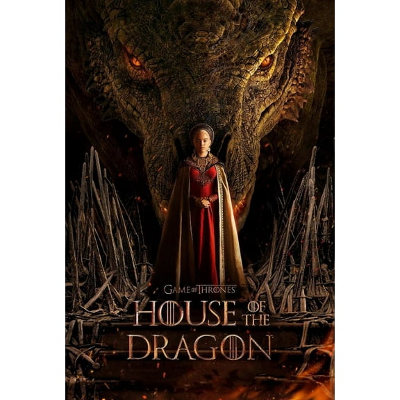House of the Dragon Movie Poster TV Series Quality Glossy Print Photo Wall Art Game Of Thrones Sizes Available 8x10 11x17 16x20 22x28 24x36 27x40 #2 (27x40)