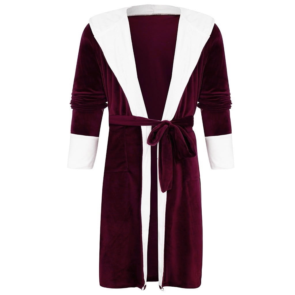 House Dresses for Elderly Women Robe Coat Winter Women Bathrobe Sleeved