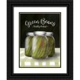 thumbnail image 1 of House Fenway 12x14 Black Ornate Wood Framed with Double Matting Museum Art Print Titled - Farm Fresh Green Beans, 1 of 4