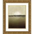 thumbnail image 1 of House Fenway 12x14 Gold Ornate Wood Framed with Double Matting Museum Art Print Titled - Golden Sunset, 1 of 4