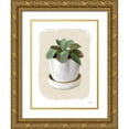 thumbnail image 1 of House Fenway 12x14 Gold Ornate Wood Framed with Double Matting Museum Art Print Titled - House Plant II, 1 of 4
