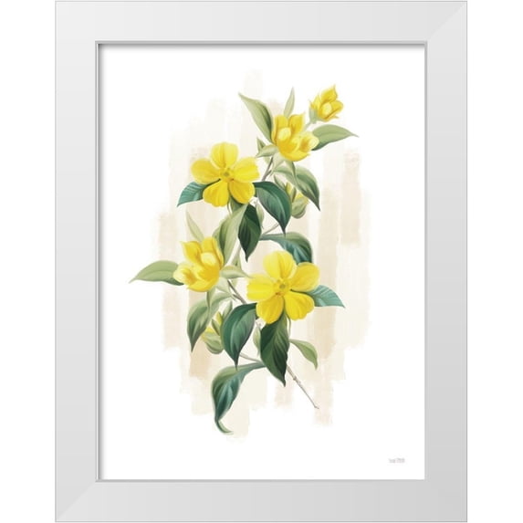 House Fenway 12x14 White Modern Wood Framed Museum Art Print Titled - Goldilocks II