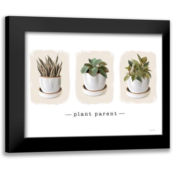 House Fenway 14x12 Black Modern Framed Museum Art Print Titled - Plant Parent