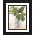 thumbnail image 1 of House Fenway 15x18 Black Ornate Wood Framed with Double Matting Museum Art Print Titled - Ivory Monstera Stem, 1 of 4