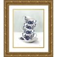 thumbnail image 1 of House Fenway 15x18 Gold Ornate Wood Framed with Double Matting Museum Art Print Titled - Tea Tower, 1 of 4