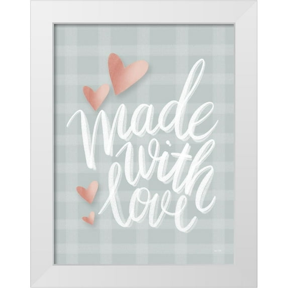 House Fenway 15x18 White Modern Wood Framed Museum Art Print Titled - Made with Love