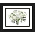 thumbnail image 1 of House Fenway 18x15 Black Ornate Wood Framed with Double Matting Museum Art Print Titled - White Boho Bouquet, 1 of 4