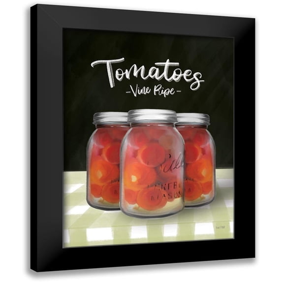 House Fenway 19x24 Black Modern Framed Museum Art Print Titled - Farm Fresh Tomatoes