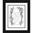 thumbnail image 1 of House Fenway 19x24 Black Ornate Wood Framed with Double Matting Museum Art Print Titled - Be Fearless, 1 of 4