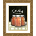 thumbnail image 1 of House Fenway 19x24 Gold Ornate Wood Framed with Double Matting Museum Art Print Titled - Farm Fresh Carrots, 1 of 4