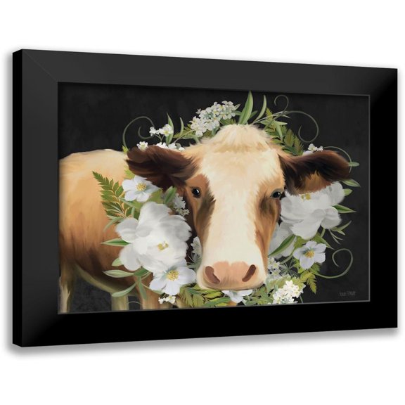 House Fenway 24x19 Black Modern Framed Museum Art Print Titled - Aggie