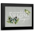 thumbnail image 1 of House Fenway 24x19 Black Modern Framed Museum Art Print Titled - Amazing Things, 1 of 5
