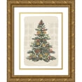 thumbnail image 1 of House Fenway 25x32 Gold Ornate Wood Framed with Double Matting Museum Art Print Titled - Old Fashioned Christmas, 1 of 4