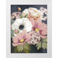 thumbnail image 1 of House Fenway 25x32 White Modern Wood Framed Museum Art Print Titled - Spring Harmony Floral II, 1 of 4