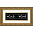 thumbnail image 1 of House Fenway 32x13 Gold Ornate Wood Framed with Double Matting Museum Art Print Titled - Home Sweet Home, 1 of 4